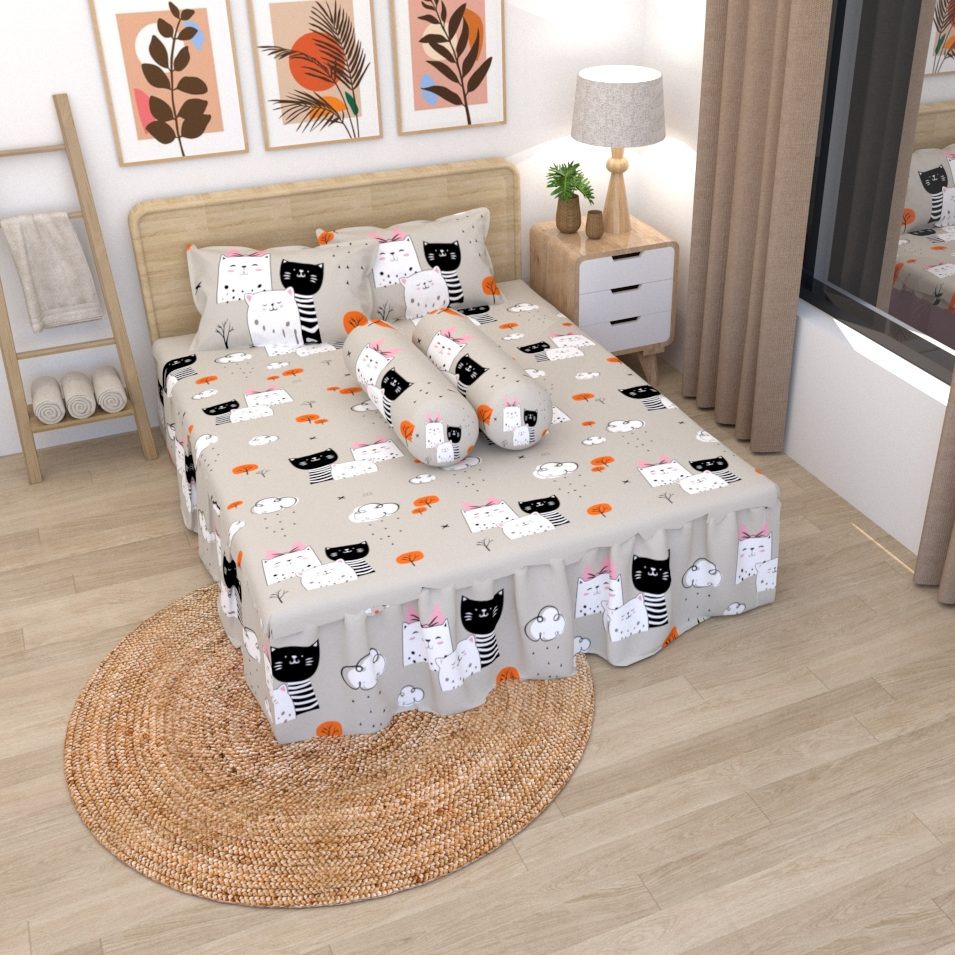 Valenita - Sprei Set Rumbai KITTY